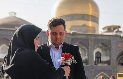 امیر و زینب مهمانان ویژه امام رضا (ع)