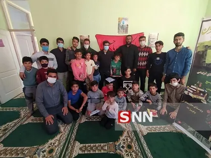 ایجاد فضای تفریحی برای دانش آموزان روستای طزرکش قزوین از سوی جهادگران + عکس