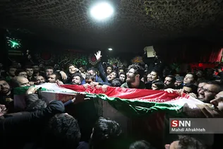 وداع با پیکر شهید محمد حسین حدادیان