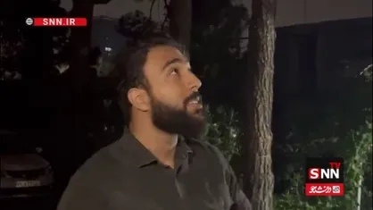 درگیری پدافند تهران با اهداف متخاصم در مرکز شهر