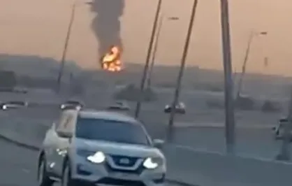 آتش&zwnj;سوزی در مخزن سوخت فرودگاه دبی پس از حمله پهپادی