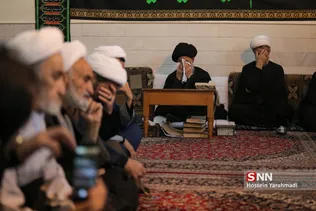 مراسم عزاداری رحلت پیامبر اکرم(ص) و شهادت امام حسن مجتبی علیه‌السلام  در دفتر آیت‌الله علوی گرگانی