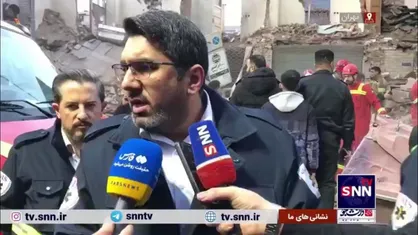 توکلی: تاکنون دو نفر از زیر آوار حادثه خیابان طالقانی خارج شدند/یک مادر باردار در میان حادثه&zwnj;دیدگان