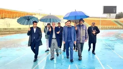 بازدید معاون استاندار کهگیلویه و بویراحمد از ورزشگاه یاسوج و تأکید بر توسعه زیرساخت&zwnj;های ورزشی
