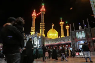 مراسم عزاداری حضرت اباعبدالله الحسین در حرم مطهر حضرت معصومه (سلام الله علیها)