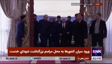 نخست وزیر پاکستان وارد سالن اجلاس سران شد