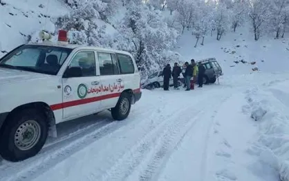 ۴۱ خانوار عشایری گرفتار در برف نجات یافتند