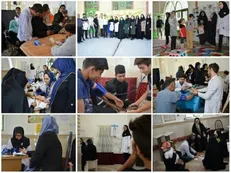 دانشجویان جهادی علوم پزشکی کرمانشاه در شهرک سجادیه خدمات پزشکی ارائه دادند