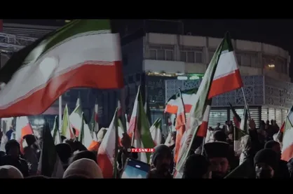 &laquo;من ایرانی&zwnj;ام&raquo;؛ خروش مردم با پرچم&zwnj;های ایران علیه اغتشاشگران+ فیلم