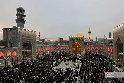 لحظه تحویل سال ۱۴۰۵ در حرم مطهر رضوی (ع)