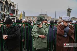 تشییع پیکر شهید مدافع حرم در قم 