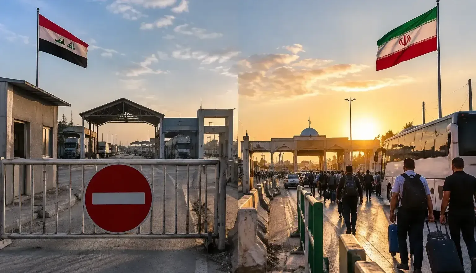 استاندار خوزستان: تردد مسافر در شلمچه و چذابه به حالت عادی بازگشته است