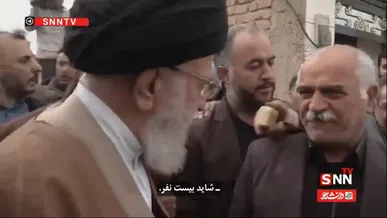 تذکر رهبر شهید به عکاسان که با کفش وارد چادر زلزله‌زدگان شده بودند+فیلم