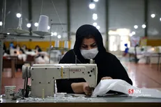 فرمانده کل سپاه آذربایجان غربی از کارگاه ماسک آموزشکده فنی و حرفه‌ای بازدید کرد