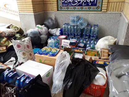 کمک&zwnj;های مردمی غیرنقدی برای ارسال به مناطق سیل زده جمع آوری شد