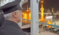 نقاره نوازی به مناسبت فرارسیدن عید سعید فطر در حرم مطهر رضوی