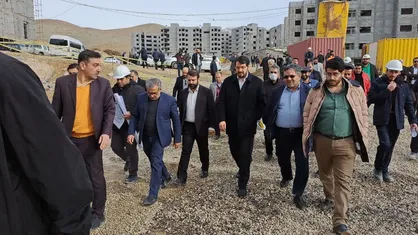 بازدید وزیر راه و شهرسازی از پروژه تأمین زمین برای نهضت ملی مسکن در دماوند