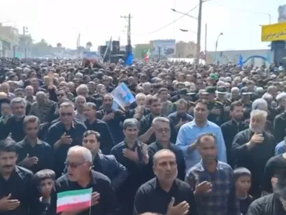 سیل خروشان مردم بردسکن، شهید اقتدار ایران اسلامی را با شکوه هرچه تمام&zwnj;تر تشییع کردند
