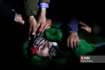 وداع با پیکر مطهر شهید مدافع حرم مهدی قره محمدی