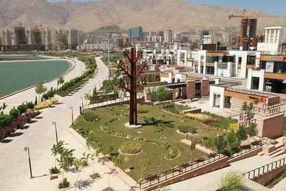 بام لند درياچه چيتگر تهران