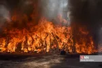 امحاء ۱۸ تن مواد مخدر در شیراز