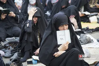 مراسم دعای عرفه در خیابان سعدی