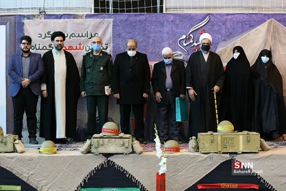 مراسم اولین سالگرد تدفین شهدای گمنام دانشگاه آزاد واحد تهران شمال