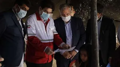 اجرای نذر آب ۳ در شهرستان خاش با حضور رئیس جمعیت و استاندار / تلاش هلال احمر برای تامین نیاز&zwnj;ها و دسترسی مردم به آب سالم