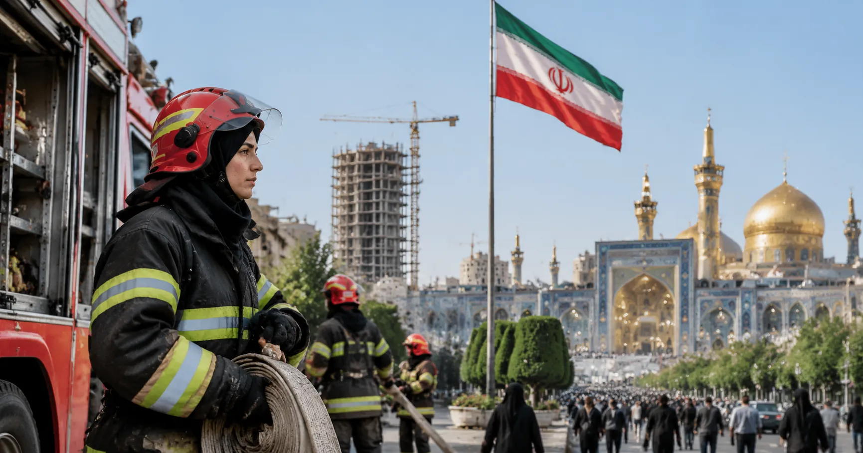 آغاز فعالیت رسمی بانوان آتش‌نشان در مشهد