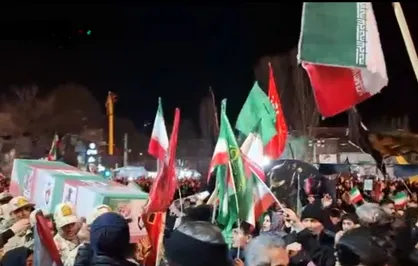 اردبیل به نور شهدا امشب هم درخشان شد/وداع اردبیلی&zwnj;ها با شهدای جنایات آمریکایی_&zwnj;صهیونی