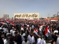 شادی مردم عراق از پیروزی ایران در جنگ تحمیلی آمریکایی صهیونی