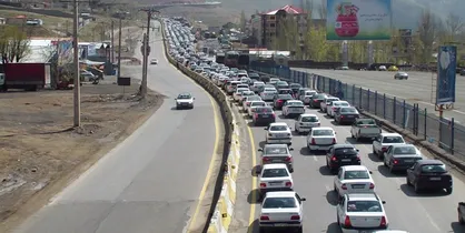 بارش برف و باران در ۵ استان و ارتفاعات هراز/ ترافیک در جاده&zwnj;های شمالی