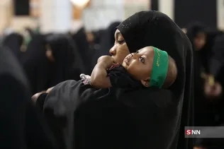 مراسم شیرخوارگان حسینی در حرم حضرت معصومه (س)