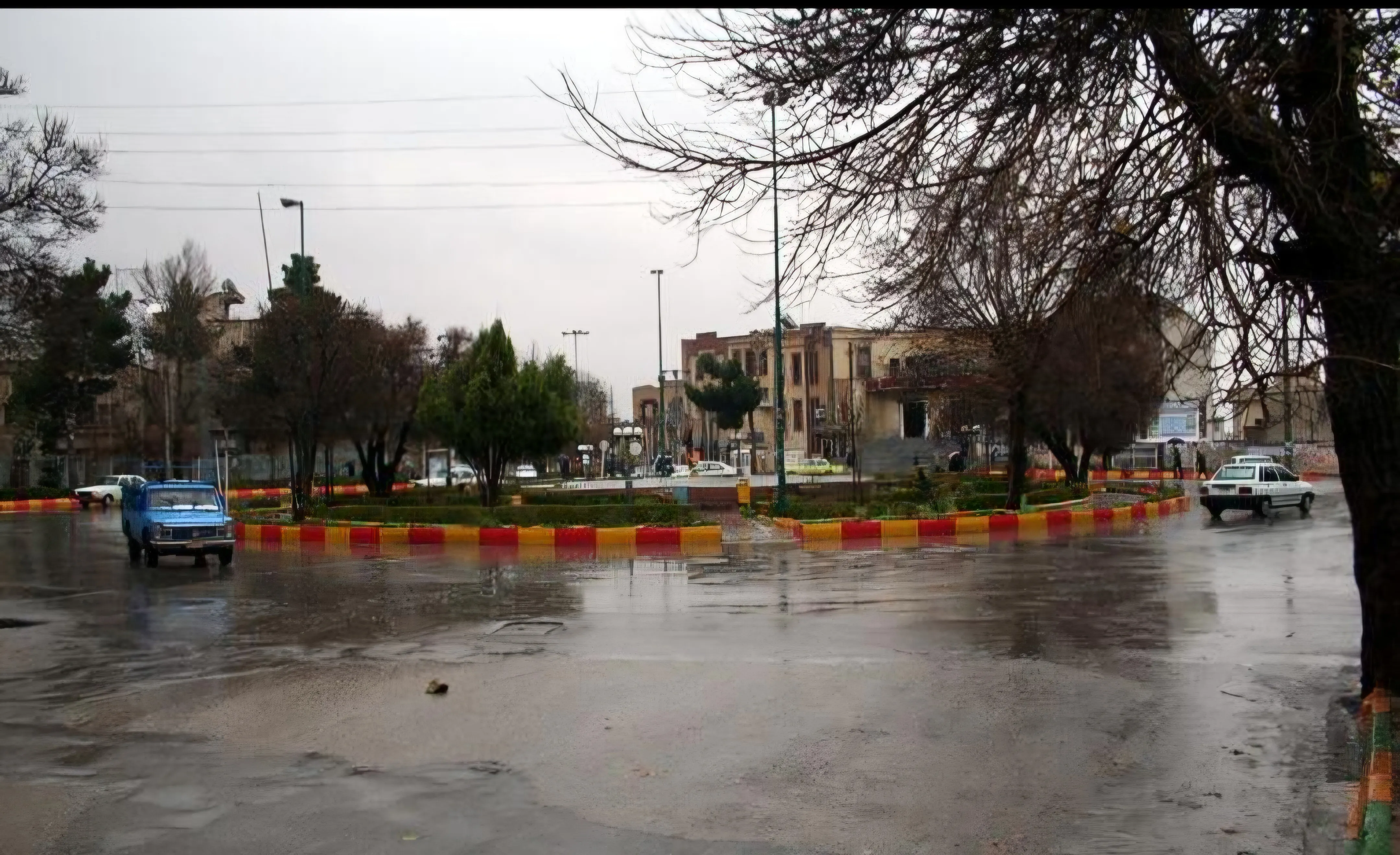 بارش‌های سنگین باران در دره‌شهر ایلام+فیلم