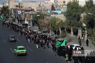 دسته عزاداری روز عاشورا حسینی