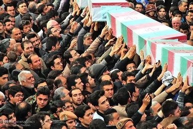 پیکر پاک چهار شهید گمنام در لرستان تشییع می‌شود