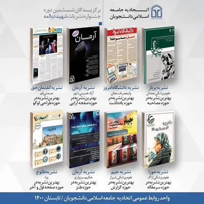 مقام نخست نشریه گفتمان حق دانشگاه صنعتی قم در جشنواره شهید دیالمه