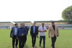بازدید مدیرعامل باشگاه استقلال از استادیوم جزیره کیش