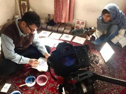 فیلم &laquo;کاشی هفت رنگ&raquo; مکتب شیراز ساخته شد