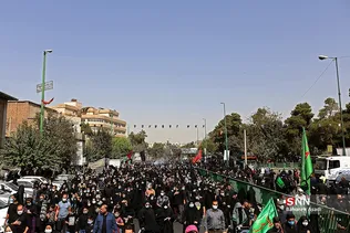 پیاده روی جاماندگان اربعین حسینی(ع) در تهران