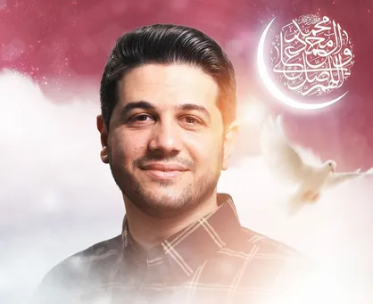 &laquo;خدام الحسین&raquo; مداحی فارسی محمد الجنامي در ولادت امام حسین علیه السلام + فیلم