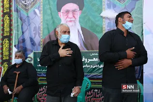 مراسم تشییع پیکر شهید حامد ضابط