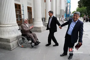 مراسم تجلیل از جانبازان و فرزندان شاهد مجلس شورای اسلامی