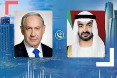 تبریک رئیس امارات به نتانیاهو