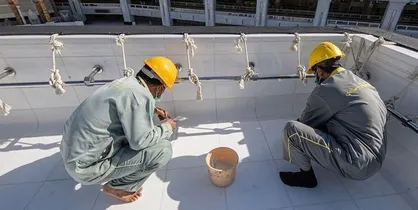 پشت&zwnj;بام خانه خدا بازسازی و شست&zwnj;وشو شد +عکس و فیلم