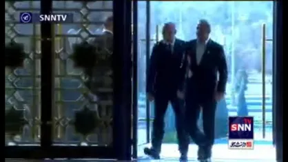 ورود رییس جمهور پزشکیان به اجلاس ترکمنستان با استقبال رئیس جمهور این کشور