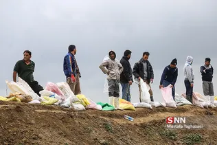 پنجمین روز امداد رسانی به سیل زدگان روستای آق قلا