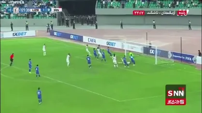 فرصت گلزنی برای تیم ملی ایران در دقیقه 2+120 که شیرجه طارمی تبدیل به گل نشد