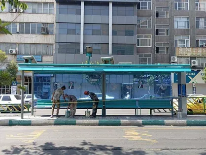 آرام سازی معابر و ایمن سازی ایستگاه&zwnj;های اتوبوس در مرکز پایتخت