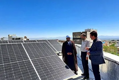 نخستین نیروگاه خورشیدی در زنجان از درآمد موقوفات راه&zwnj;اندازی شد